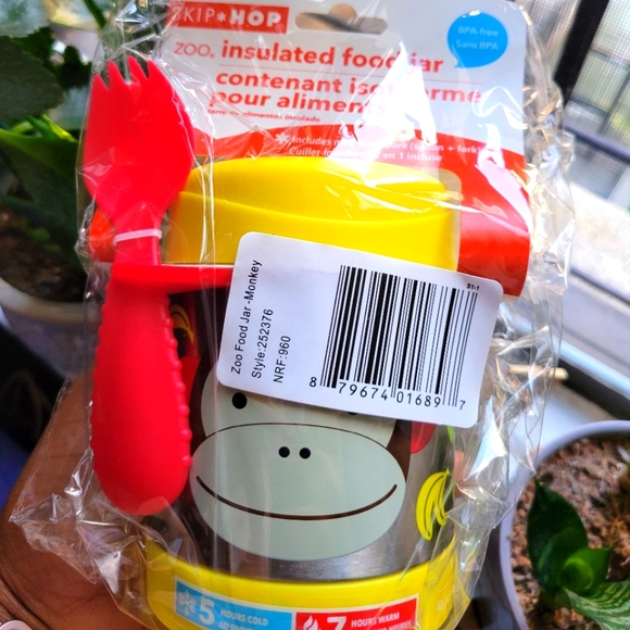 SKIP HOP INSULATED FOOD JAR (Monkey) - Picture 2 of 6